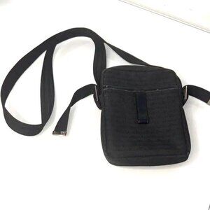 CD ☝️✨ Authentic Christian Dior Black Canvas Crossbody Bag ✨